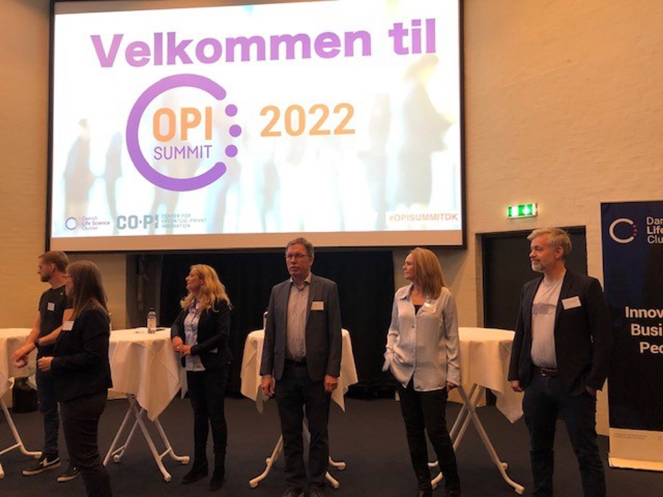 Chefkonsulent Uffe Thorup Thomsen fra CKV (th. i billedet) til OPI 2022.